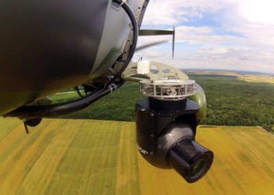 camera on gyrocopter